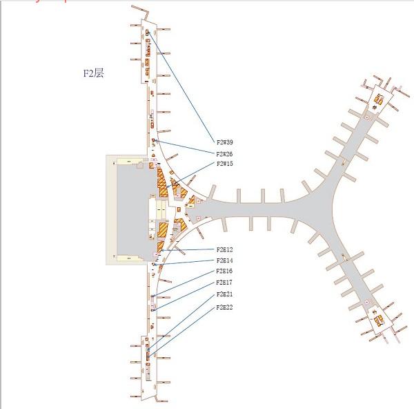 长水机场登机口分布图图片